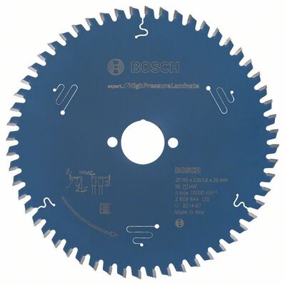 BOSCH 2608644135 - Pílový kotúc Expert for High Pressure Laminate 190 x 30 x 2,6 mm, 56