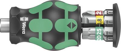 WERA Držiak bitov 1/4" 6 diel Stubby Wera