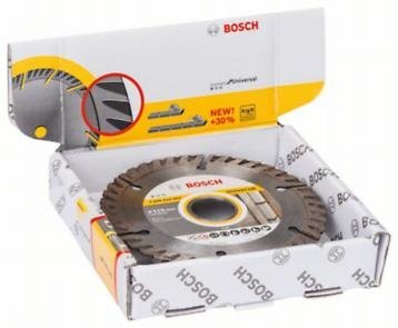 BOSCH 2608615058 - Diamantový rezací kotouc Standard for Universal 115 x 22,23 x 2,0 x 10 mm