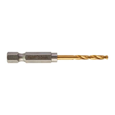 MILWAUKEE Fúrófej RedHex HSS-G Ti 3mm (10db)