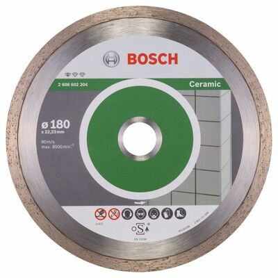 BOSCH Diamantový rezací kotúc Standard for Ceramic 180 x 22,23 x 1,6 x 7 mm