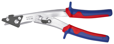 KNIPEX 90 55 280 Vystrihovač plechu s multi-komponentnými úchopmi poniklované 280 mm