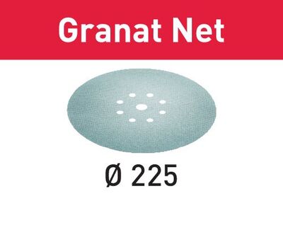 FESTOOL Sietové brúsne prostriedky STF D225 P150 GR NET/25 Granat Net