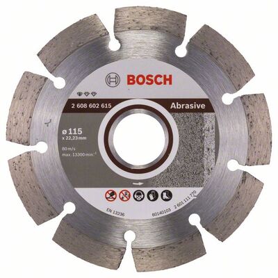 BOSCH Diamantový rezací kotúc Standard for Abrasive 115 x 22,23 x 6 x 7 mm