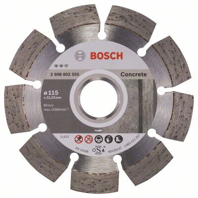 BOSCH Diamantový rezací kotouc Expert for Concrete 115 x 22,23 x 2,2 x 12 mm