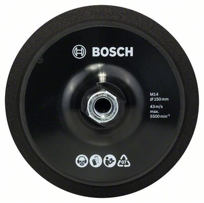 BOSCH Oporný tanier M 14, Ø 150 mm, samolepiaci M 14, Ø 150 mm