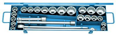 GEDORE D 32 EMAU-2 Sada nástrčných kľúčov 3/4" 25-dielna UD-profil mm+palec