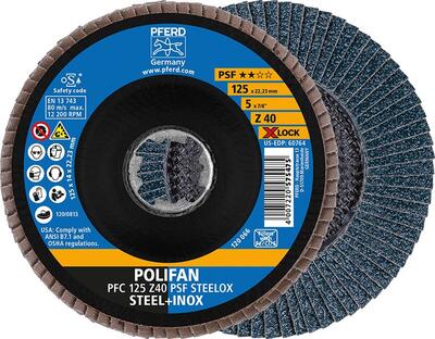 PFERD Kotúč lamelový 115mm K40 PSF STEELOX X-LOCK Pferd