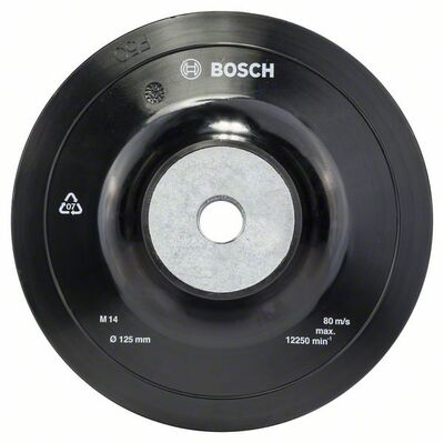BOSCH Pryžový tanier 125 mm, 12 500 ot/min