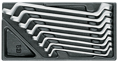 GEDORE 1500 ES-2 Sada očkových kľúčov s dvojitým zakončením v module 1/3 ES