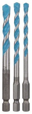 BOSCH 2608589529 - 3-dielna súprava univerzálnych vrtákov HEX-9 Multi Construction