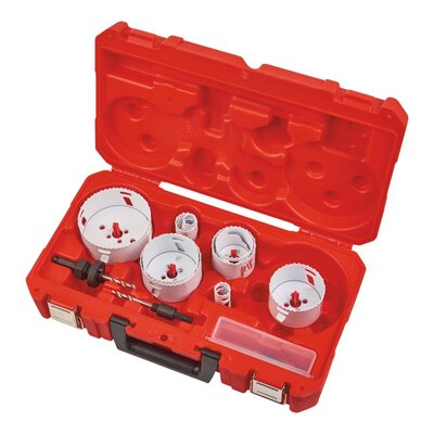 MILWAUKEE körfűrész készlet 19-102mm, 12 db Bimetál/Kobalt 8% LYUKÁS DÓZER 4932451547