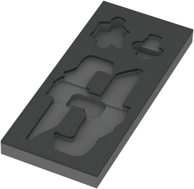 WERA 9840 Úhlový kľúč v penovej vložke, set 1, bez náradia, 172 x 30 x 392 mm