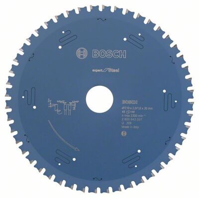BOSCH 2608643057 - Pílový kotúc Expert for Steel 210 x 30 x 2,0 mm, 48
