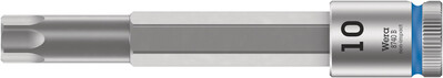 WERA 8740 B Hlavice s bitem Zyklop s upínacou časťou 3/8", s extra štíhlym profilom, 10 x 100 mm