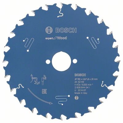 BOSCH 2608644041 - Pílový kotúc Expert for Wood 184 x 30 x 2,6 mm, 24