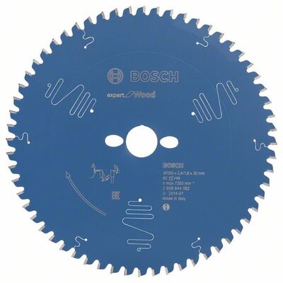 BOSCH 2608644082 - Pílový kotúc Expert for Wood 260 x 30 x 2,4 mm, 60