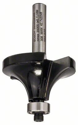 BOSCH Zaoblovací frézy 8 mm, R1 15 mm, L 22 mm, G 66 mm