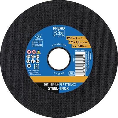 PFERD Kotúč rezný 115 x 1,0 inox A60P EHT PSF Pferd