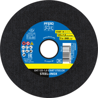 PFERD TOOLS Rezné kotúče EHT 125-1,0 MM START (50)