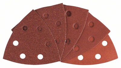 BOSCH 2608607540 - 10-dielna súprava brúsnych papierov 93 mm; 60; 80; 100; 120; 180