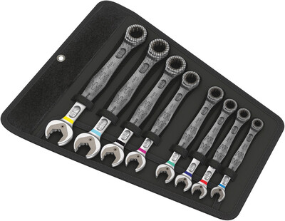 WERA 6000 Joker 8 Imperial Set 1 Sada ráčnových očkoplochých kľúčov, palcový, 8 dielny