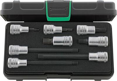 STAHLWILLE Sada hlavíc 1/2" XZN 8 diel M6 - M14 3054X/54X/8 KN Stahlwille