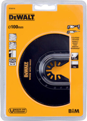 DeWALT DT20710 - zarovnávací pílový list polkruh na drevo Ø100mm