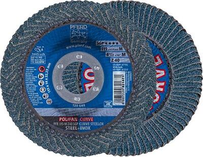 PFERD Kotúč lamelový 115 Z40 M Z-CURVE oceľ inox PFR SGP Pferd