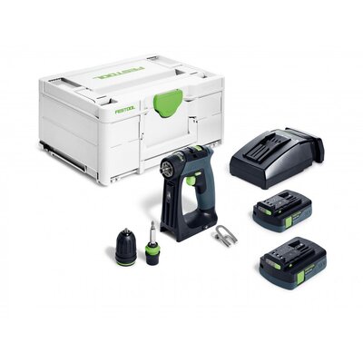 FESTOOL 576883 - Akumulátorové vrtacie skrutkovace CXS 18 C 3,0-Plus