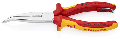 KNIPEX 26 26 200 T BK Polguľaté bočné cvikacie kliešte (Kliešte v tvare bocianieho zobáka) izolované