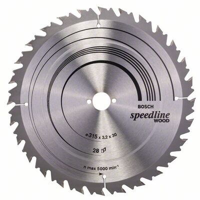 BOSCH 2608640682 - Pílový kotúc Speedline Wood 315 x 30 x 3,2 mm, 28