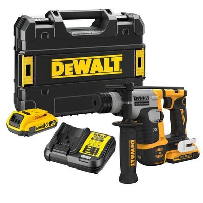 DeWALT DCH172D2 - Bezuhlíkové aku vŕtacie kladivo SDS-Plus 18V, 16mm, 1,4J, 2x aku 2,0Ah, nabíjačka, kufor 