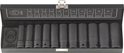 FORTIS Sada hlavíc 1/2" 15 diel CrMo dlhé Fortis