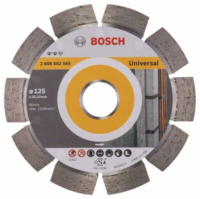 BOSCH Diamantový rezací kotouc Expert for Universal 125 x 22,23 x 2,2 x 12 mm