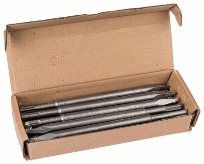 BOSCH Hegyes véső SDS plusz 250 mm-es 10 részes csomag