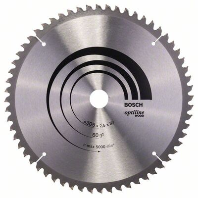 BOSCH 2608640441 - Pílový kotúc Optiline Wood 305 x 30 x 2,5 mm, 60