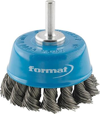 FORMAT Kotúč kartáčový 65x0,5mm hrncový drsný oceľ Format