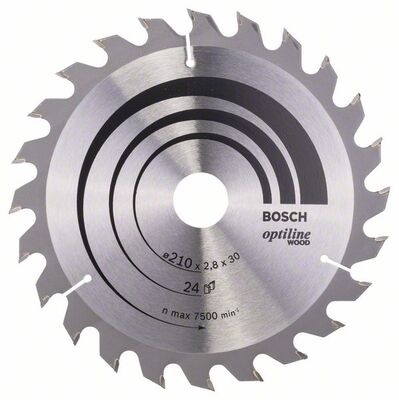 BOSCH 2608640621 - Pílový kotúc Optiline Wood 210 x 30 x 2,8 mm, 24