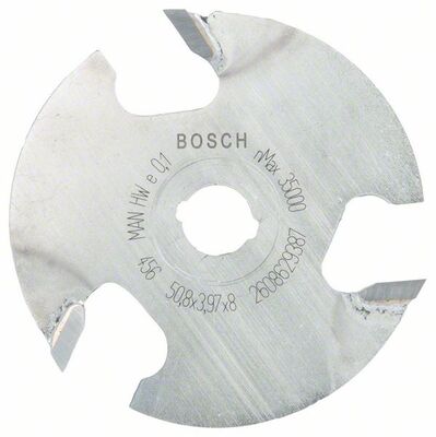BOSCH Kotúcové drážkovacie frézy 8 mm, D1 50,8 mm, L 4 mm, G 8 mm