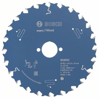 BOSCH 2608644032 - Pílový kotúc Expert for Wood 180 x 30 x 2,6 mm, 24
