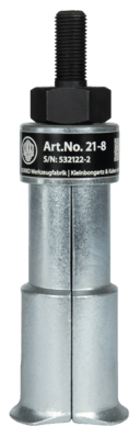 KUKKO  2-čeľusťový vnútorný vyťahovač 21-8 s rozšírením 56 mm - 70 mm, 100 mm hĺbka nasadenia