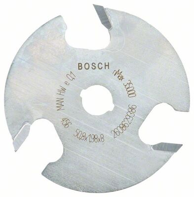 BOSCH Kotúcové drážkovacie frézy 8 mm, D1 50,8 mm, L 2 mm, G 8 mm