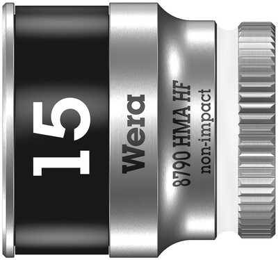 WERA 8790 HMA HF Nástrojová hlavica, s pridržiavacou funkciou, upínacia časť 1/4", 15 x 23 mm