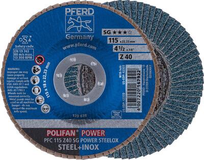 PFERD Kotúč lamelový 115 Z40 Z oceľ inox PFC SG Pferd