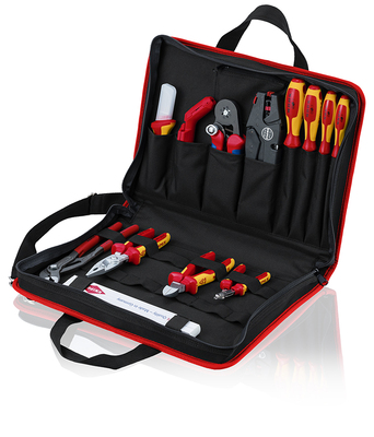 KNIPEX 00 21 11 Taška na náradie "Compact" Electric 14 kusov 290 mm