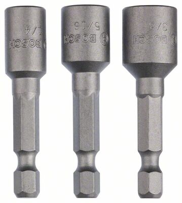 BOSCH 2608551077 - 3-diel. súprava násuvných klúcov