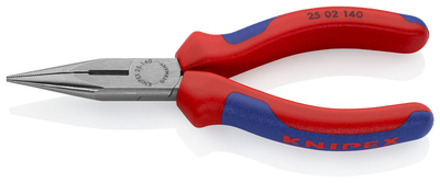 KNIPEX 25 02 140 SB Polguľaté bočné cvikacie kliešte (Kliešte pre rádiotechnikov) s multi-komponentn