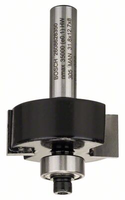 BOSCH Falcovací frézy 8 mm, B 9,5 mm, D 31,8 mm, L 12,5 mm, G 54 mm