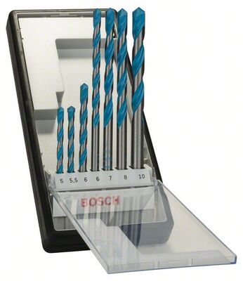 BOSCH 7 részes többcélú fúrókészlet Robust Line CYL-9 Multi Construction - 2607010546